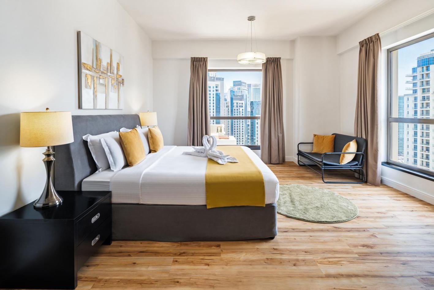 Stunning 5 1 Bedroom On Jbr With Marina View On High Floor Maid's Room, Near Mall, Metro & Cinemas - By Sunkissed Homes Apartment Dubai
